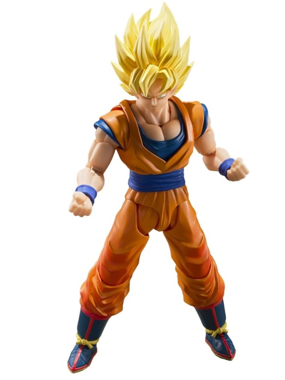S.H.Figuarts Super Saiyan Goku Figure - Orange & Yellow